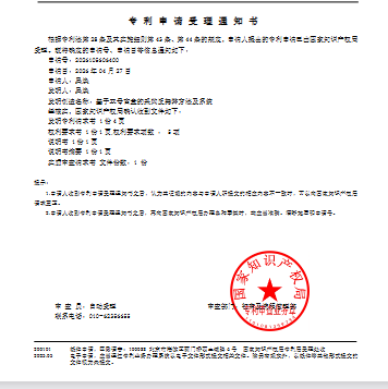 基于双号盲盒的采购反舞弊方法及系统发明专利受理通知书
